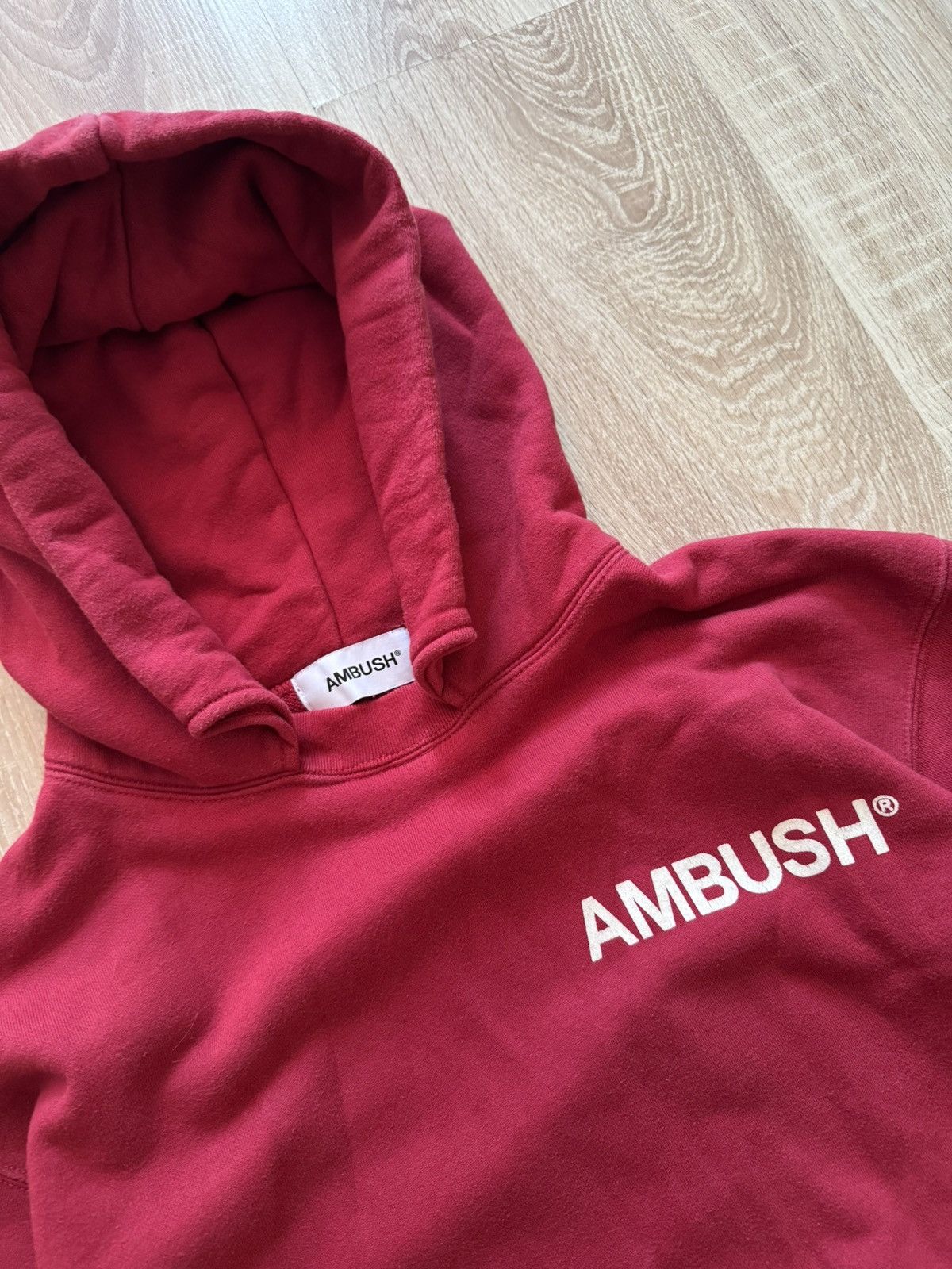 Ambush Design Ambush hoodie red/burgundy Size US M / EU 48-50 / 2 - 2 Thumbnail