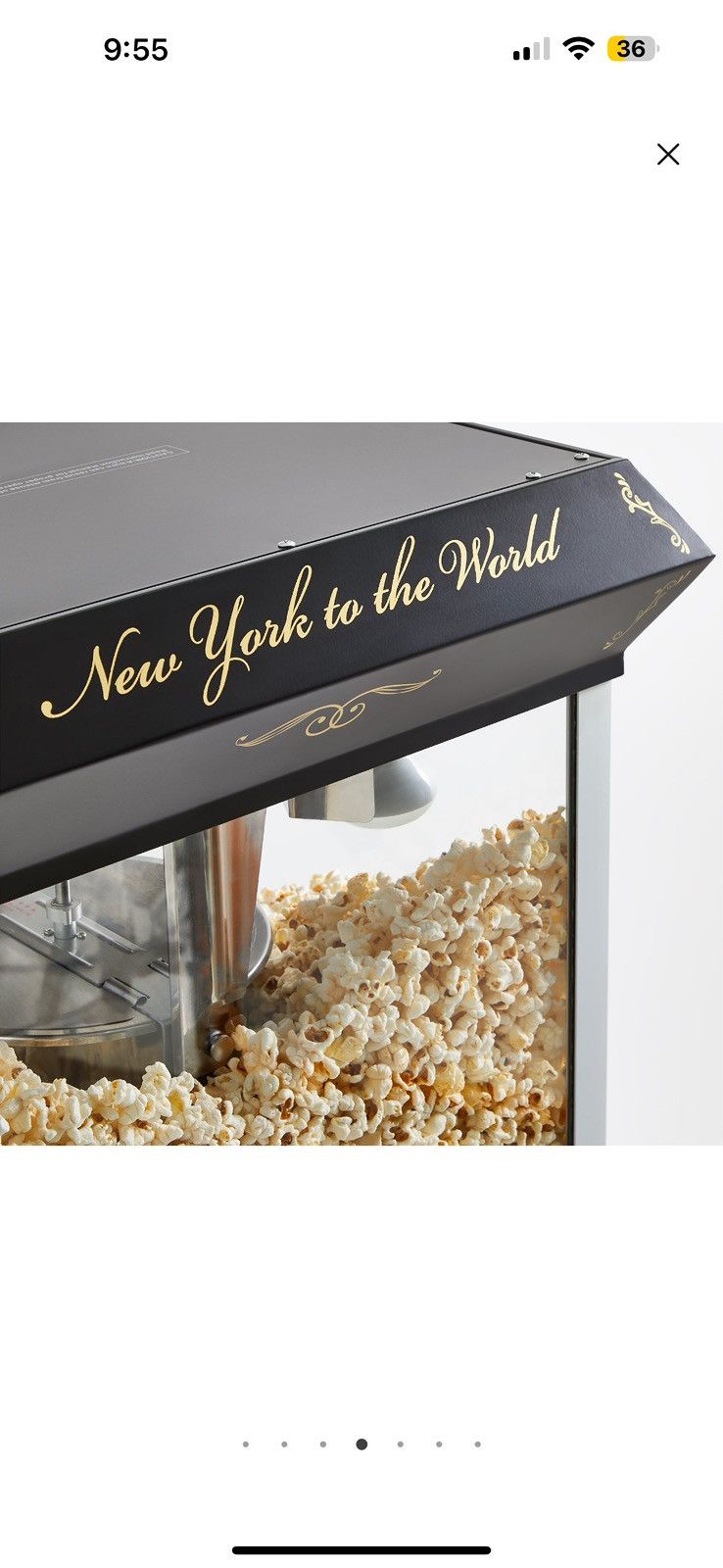 Kith Kith Kithmas popcorn Cart/ Machine Size ONE SIZE - 4 Thumbnail