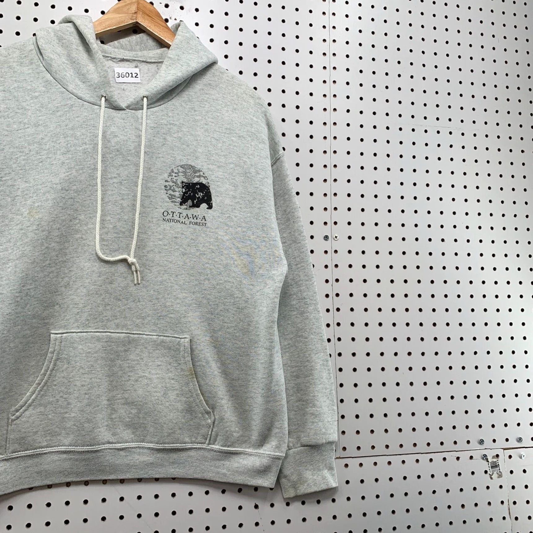 Vintage VINTAGE National Ottawa National Park Hoodie Sweatshirt Men Large Gray Bear Outdoor Size US L / EU 52-54 / 3 - 4 Thumbnail