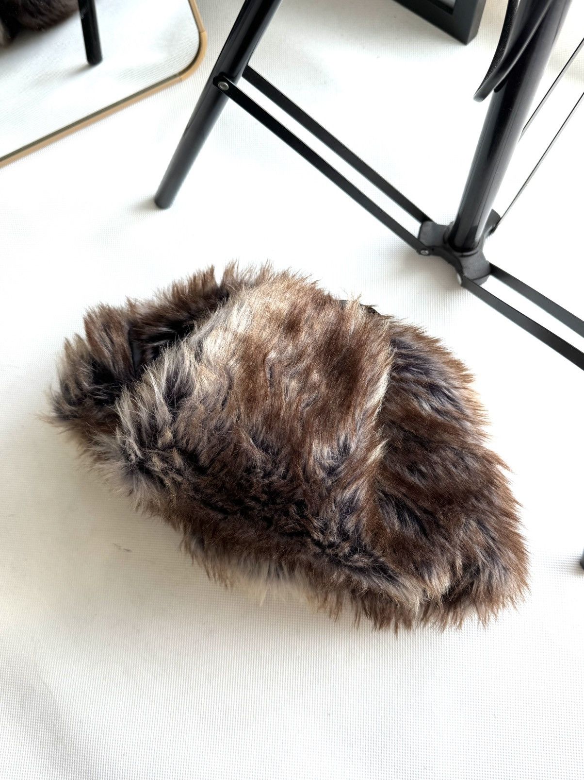 Japanese Brand Vintage fuzzy mohair japanese ushanka hat avant garde Size ONE SIZE - 11 Thumbnail
