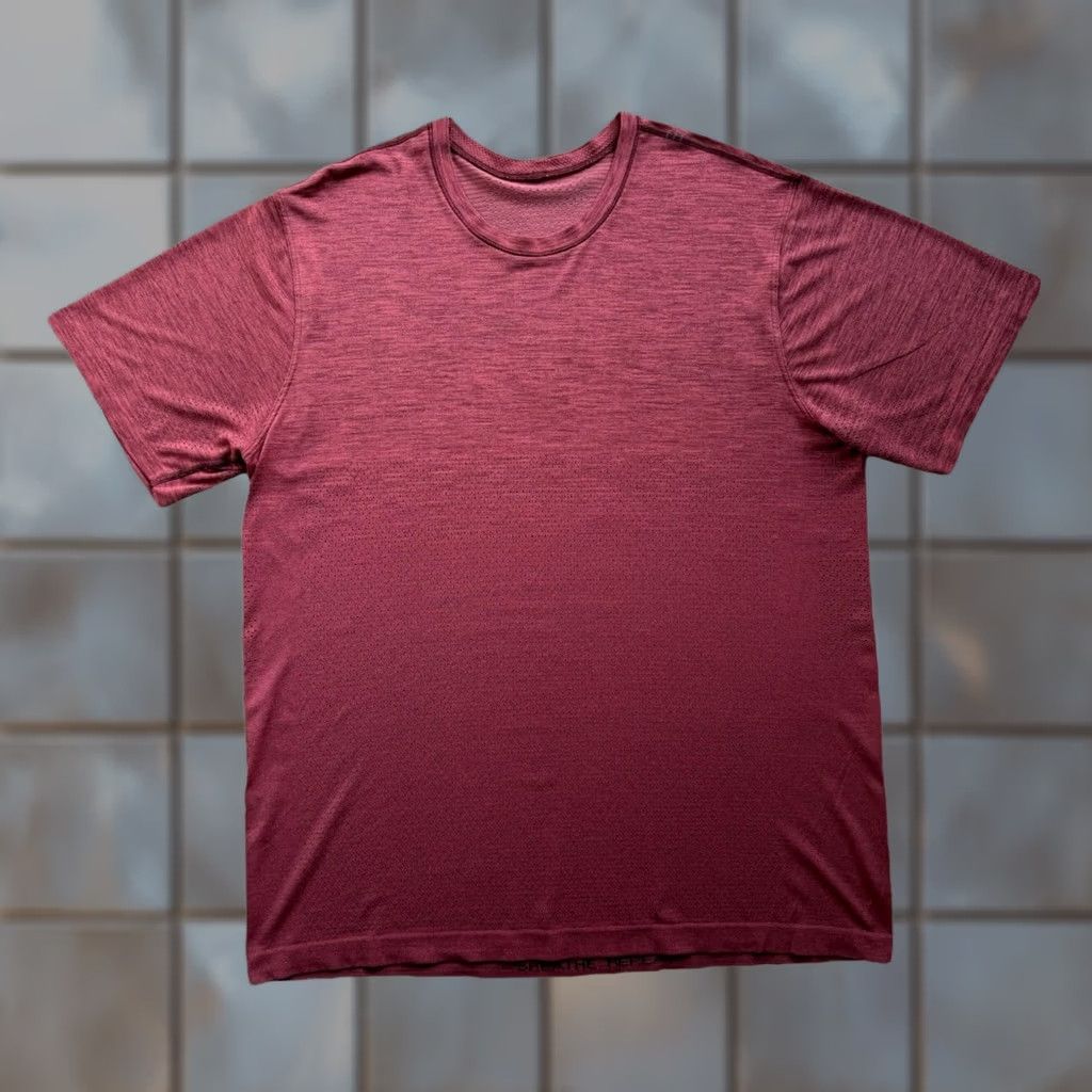 Lululemon Lululemon Vent Shirt 2XL Red T-Shirt Men Sportswear Athleisure Size US XXL / EU 58 / 5 - 1 Thumbnail