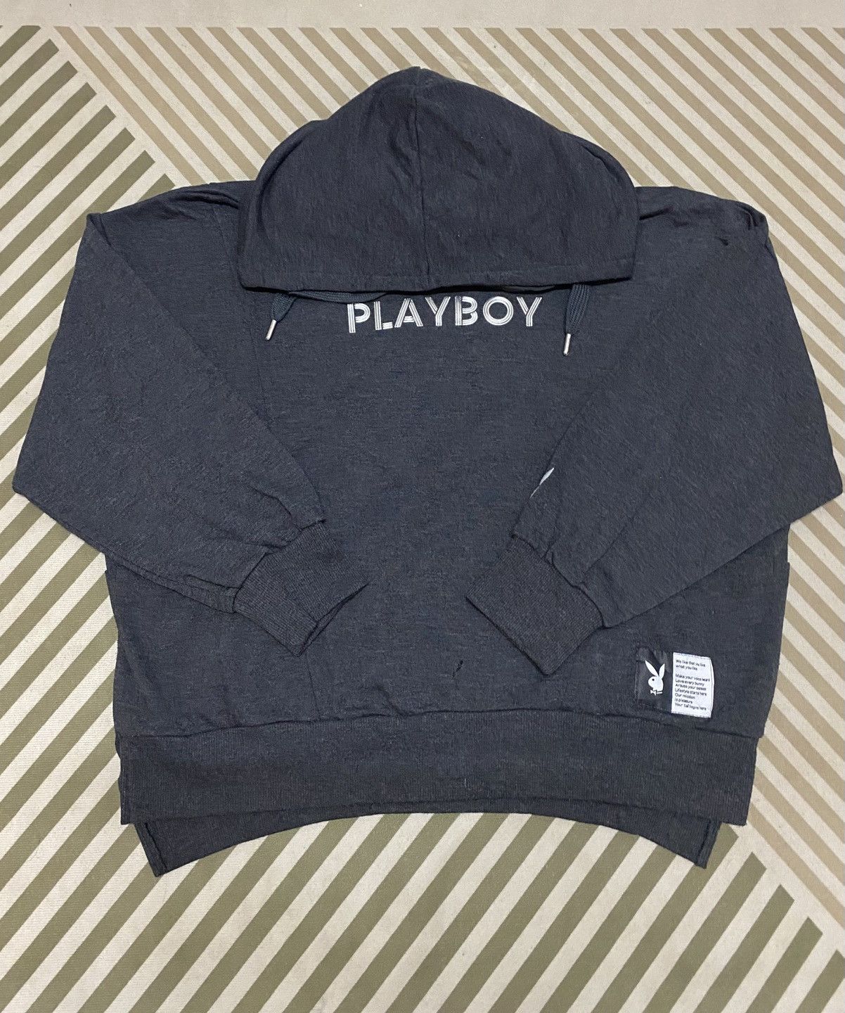 Playboy Playboy Bunny Wording Hoodie Size US XXL / EU 58 / 5 - 1 Thumbnail