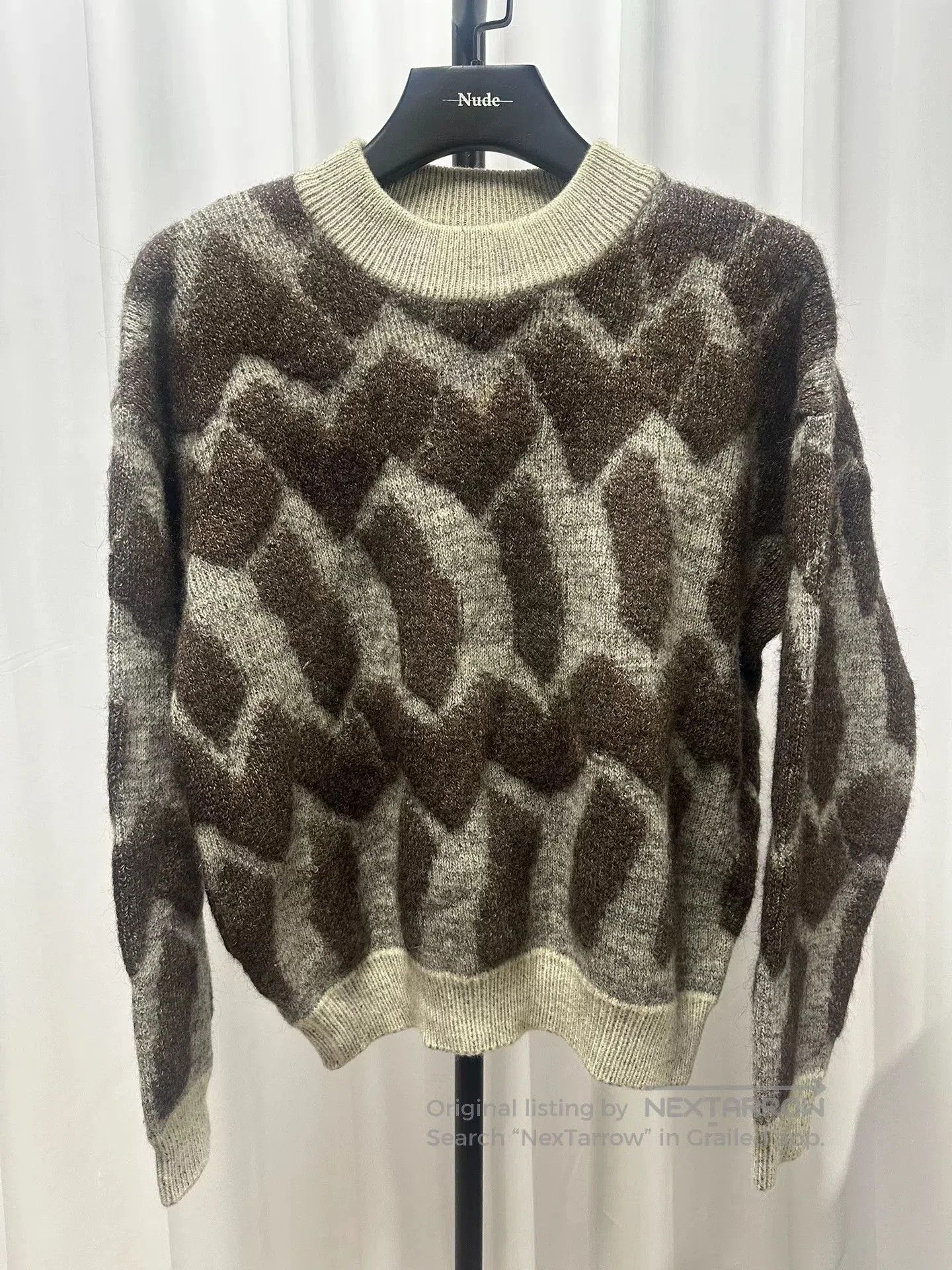 Issey Miyake Issey Miyake Men 90s Wool Sweater. Size US L / EU 52-54 / 3 - 1 Thumbnail
