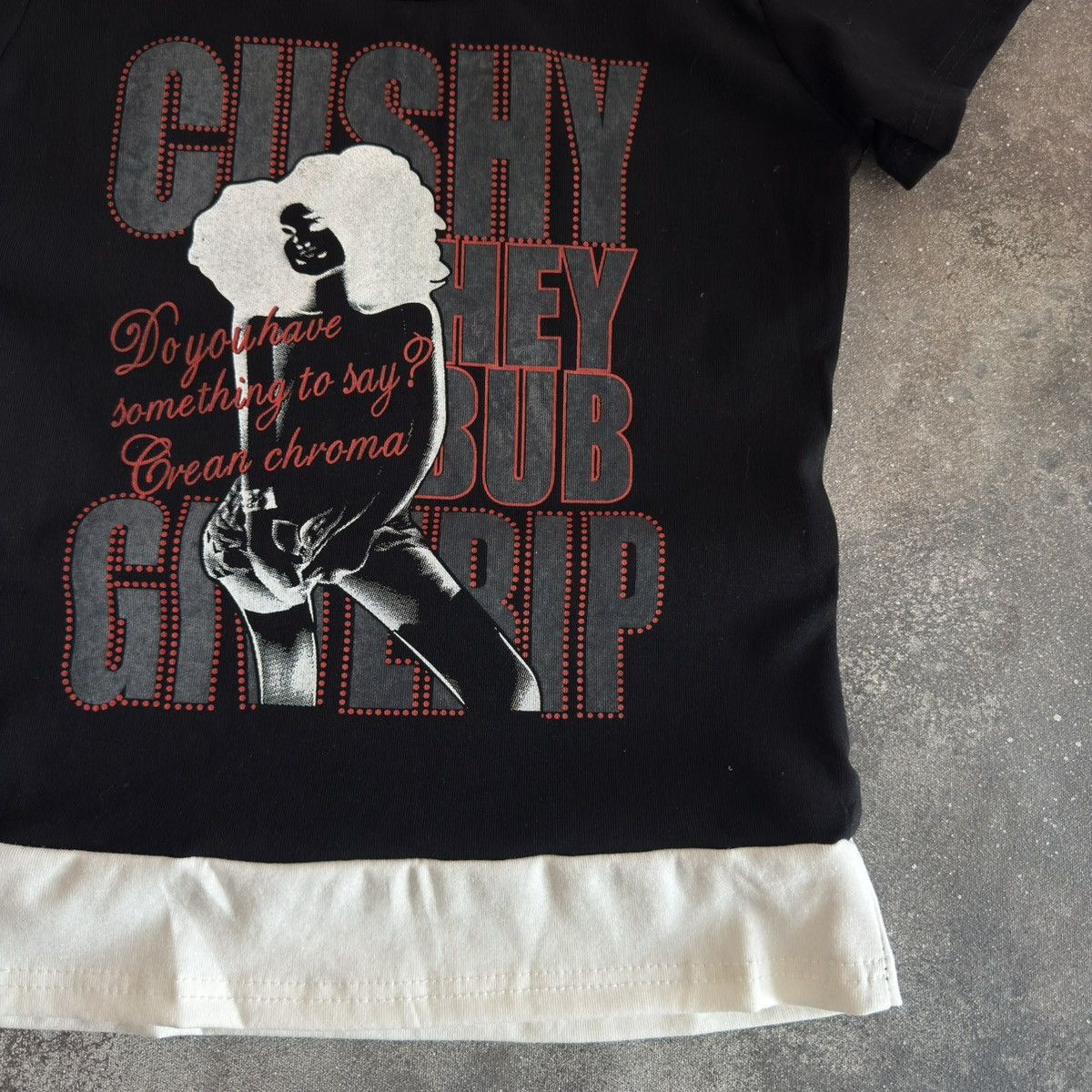 Hysteric Glamour × Japanese Brand × Vintage Amazing Super Sexy Y2K Vintage Glamour T-Shirt Size M / US 6-8 / IT 42-44 - 6 Thumbnail