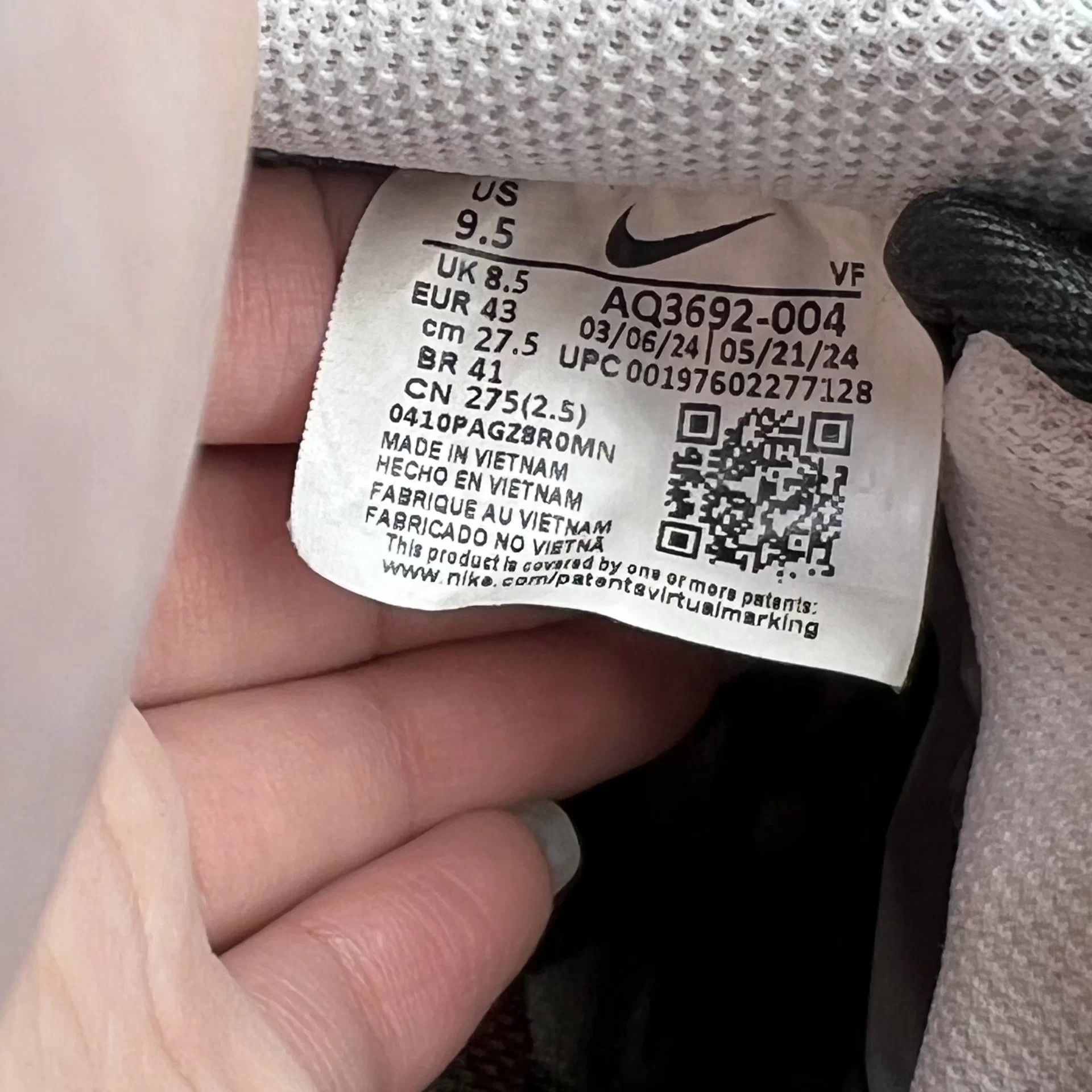 Nike G-Dragon x Nike Air Force 1 White/Blue/Pink 43 New Size US 10 / EU 43 - 6 Thumbnail