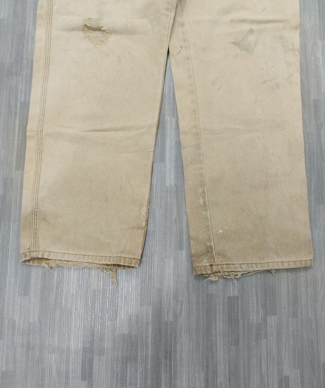 Vintage SICK DICKIES CARPENTER DISTRESSED DENIM PANTS Size US 34 / EU 50 - 7 Thumbnail