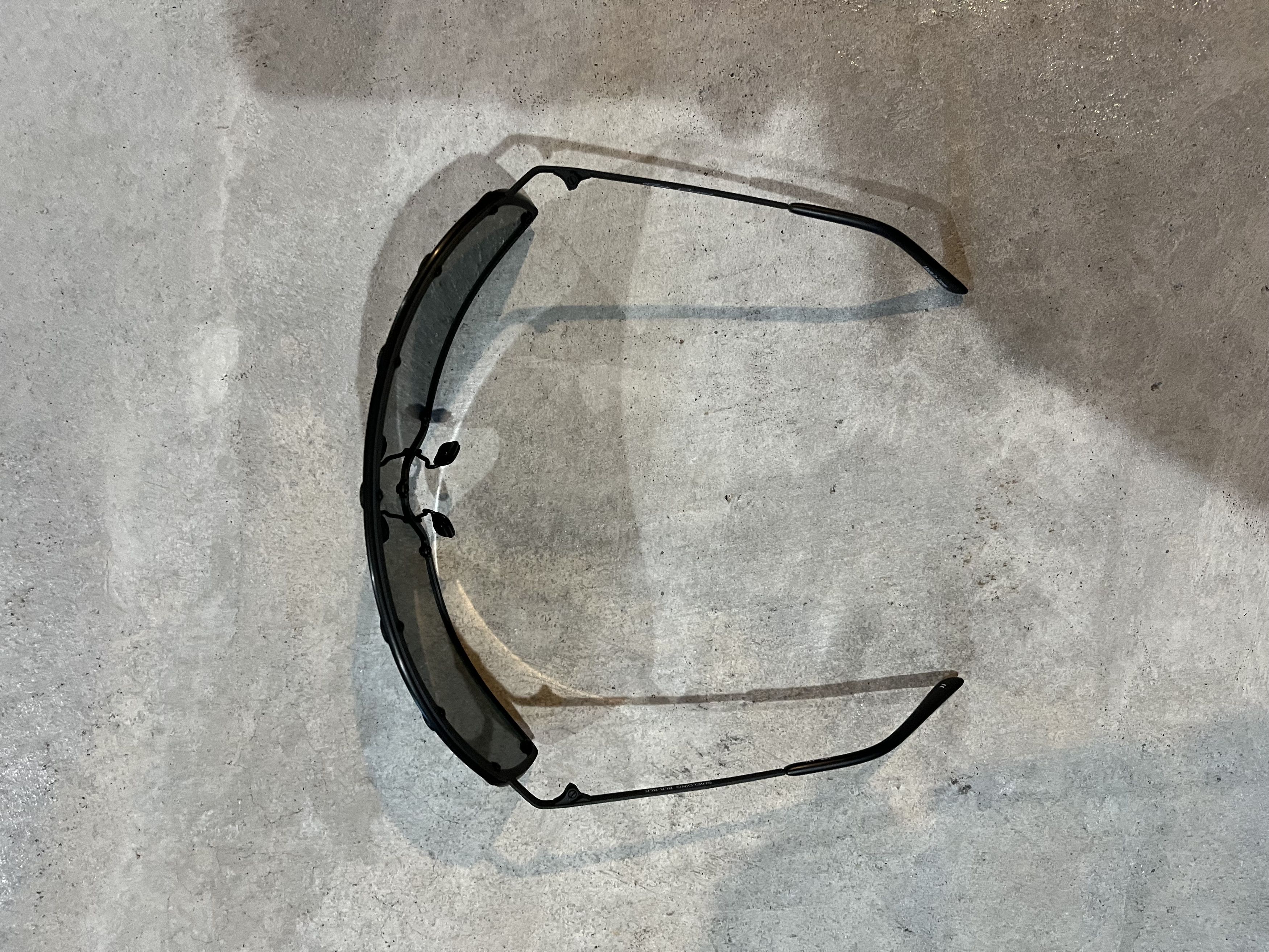 Rick Owens Gunmetal Shield Sunglasses SS22 Size ONE SIZE - 3 Thumbnail