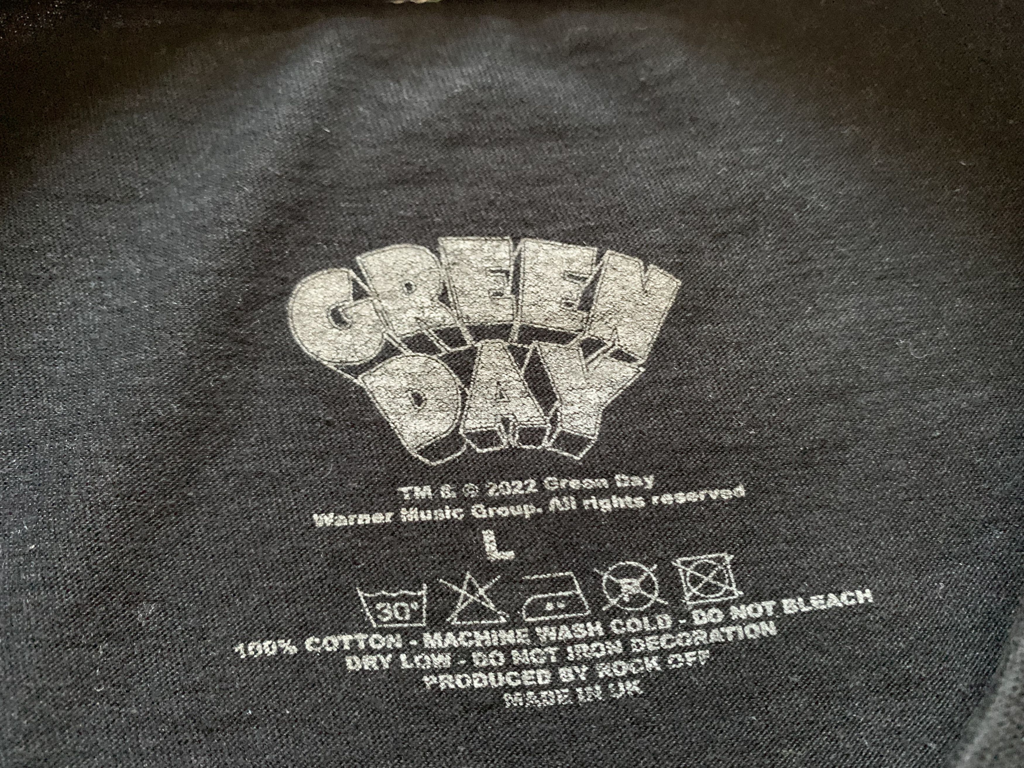 Band Tees Rare 2022 Green Day Tour T-Shirt Size US L / EU 52-54 / 3 - 6 Thumbnail