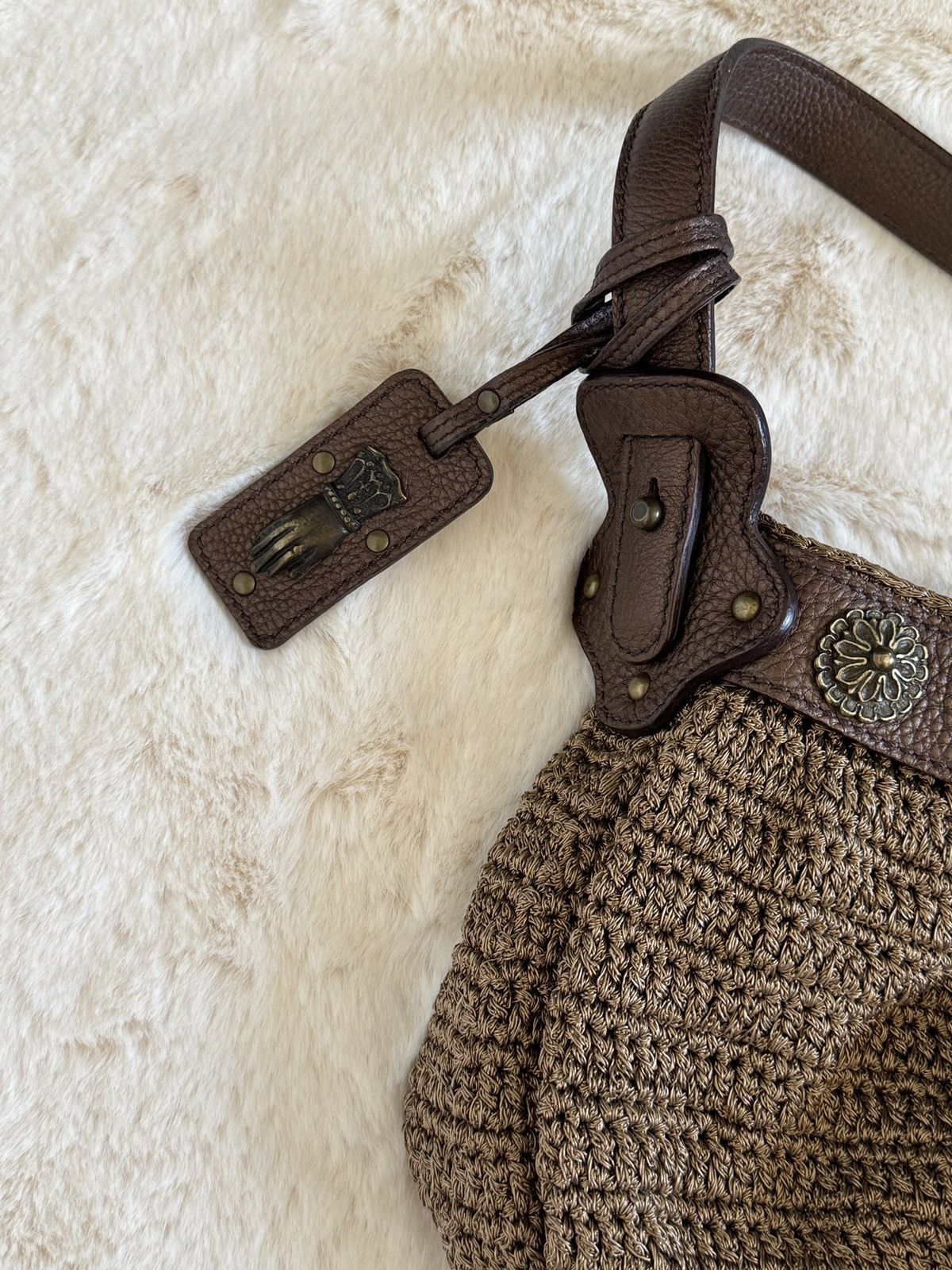 Other Rustic Charm – Handcrafted Look Hobo Bag Size ONE SIZE - 6 Thumbnail