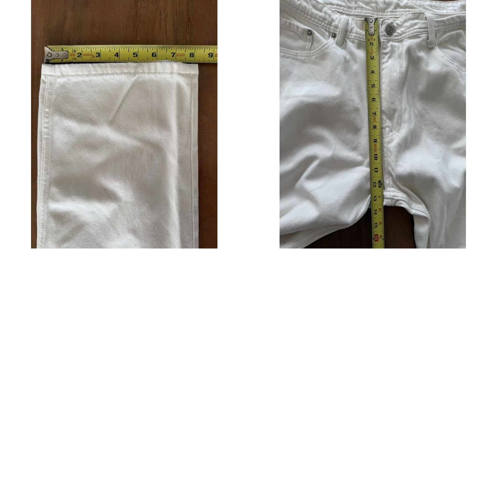 YoungLA YoungLA Jeans 609 Baggy White Denim 36L Mens Relaxed Fit 5-Pocket Jeans Hip Hop Grunge City Y2K Mens Size US 36 / EU 52 - 9 Thumbnail