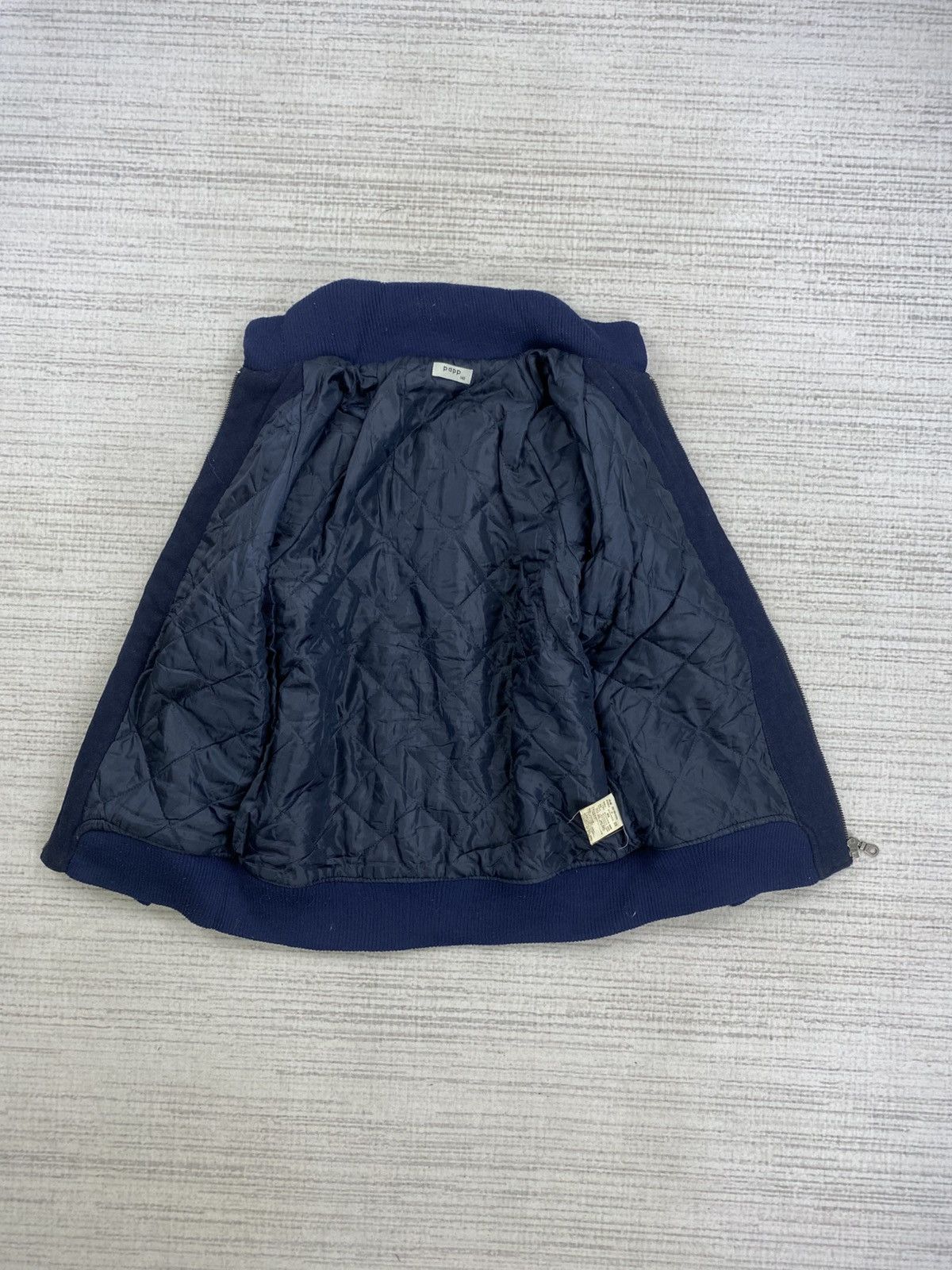 Japanese Brand × Vintage Vintage 90s Papp Leather Sleeve Varsity Jacket For Kids Size US XXS / EU 40 - 7 Thumbnail