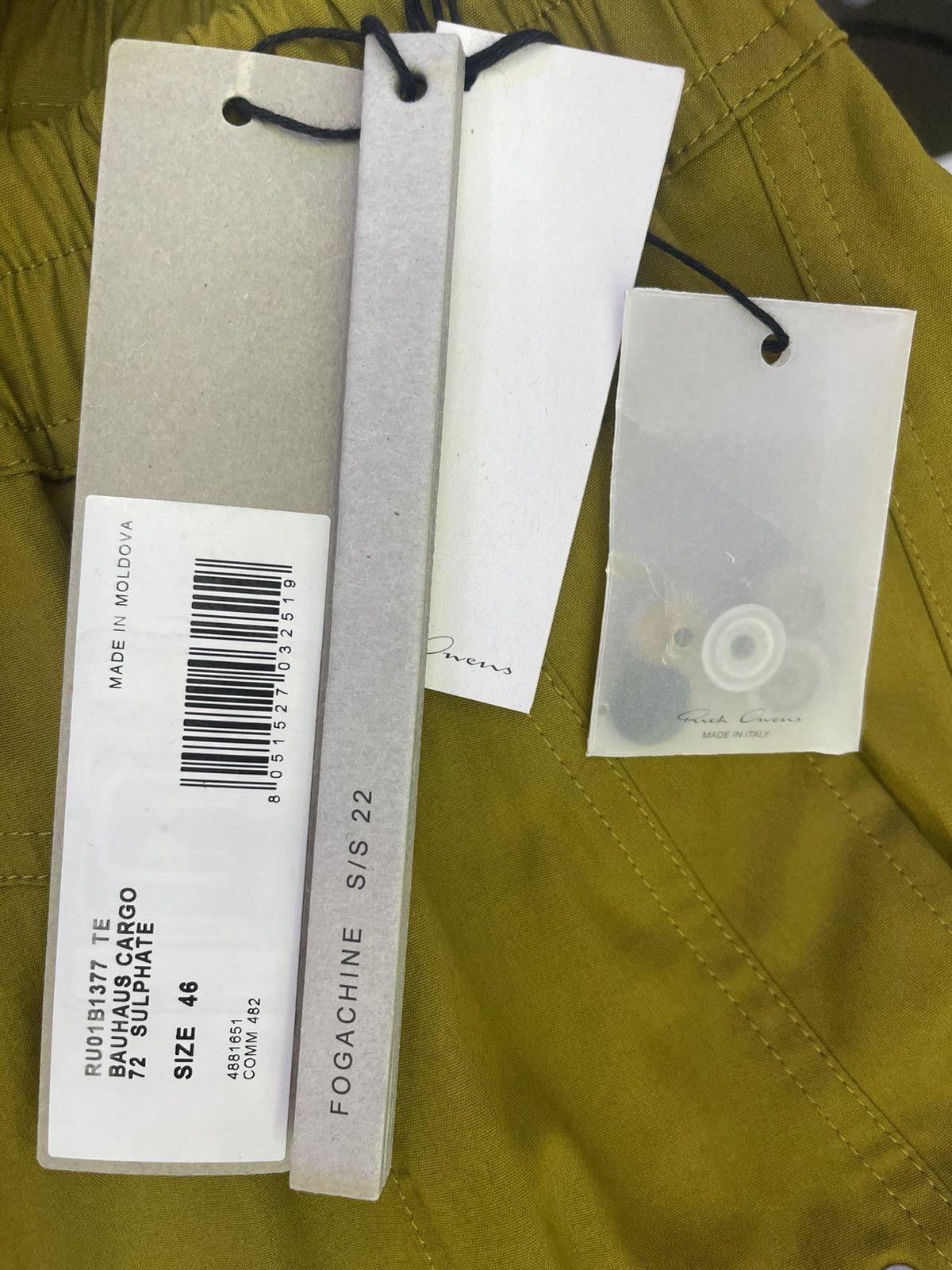 Rick Owens Rick Owens Bauhaus (mustard) pants Size US 28 / EU 44 - 7 Thumbnail