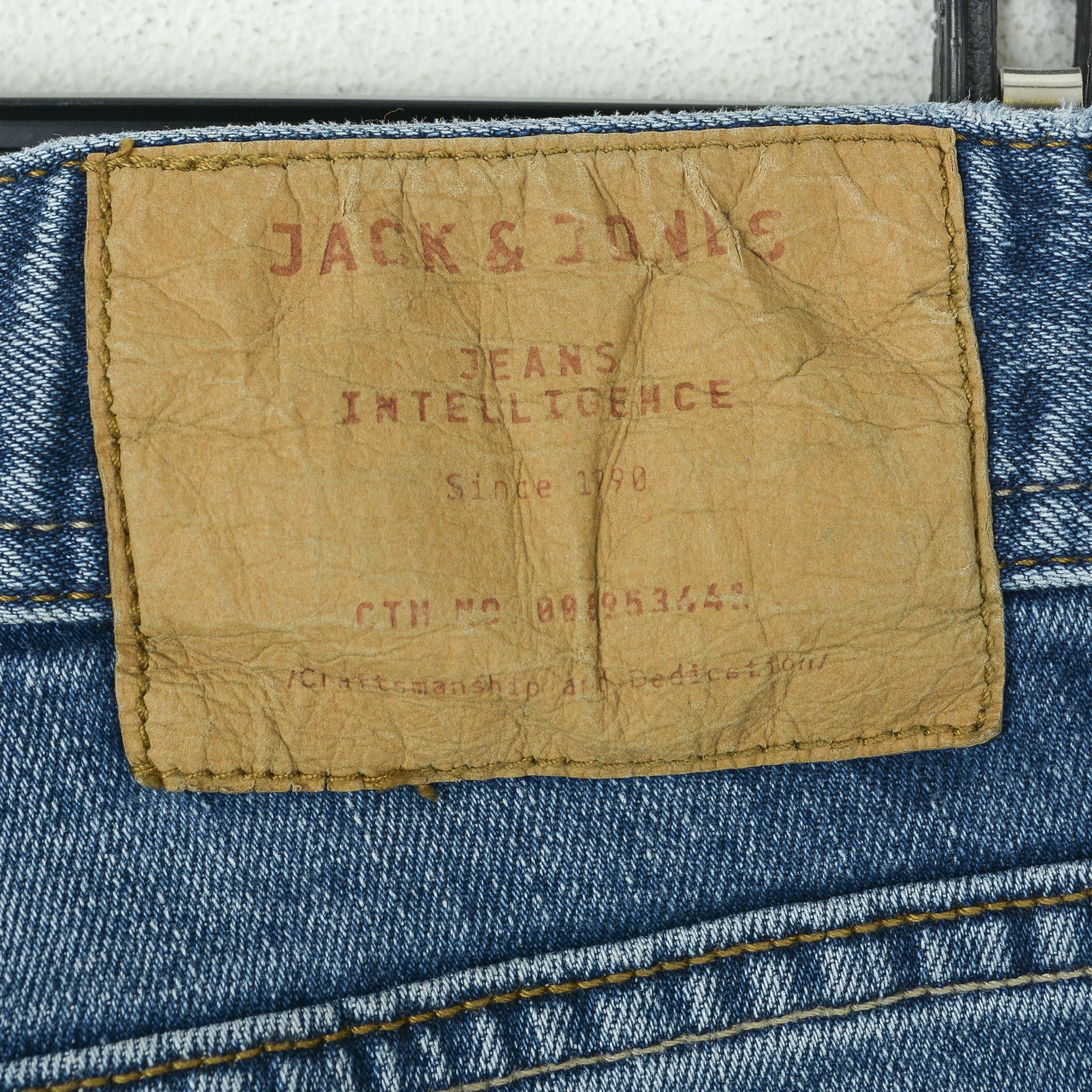Jack & Jones Tim W29 L30 Slim Fit Straight Leg Jeans Denim Pants Trousers Size US 29 - 5 Thumbnail