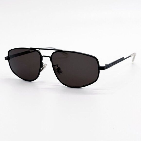 Bottega Veneta NEW BOTTEGA VENETA SUNGLASSES BV1125S 001 AVIATOR BLACK UNIS Size ONE SIZE - 2 Thumbnail