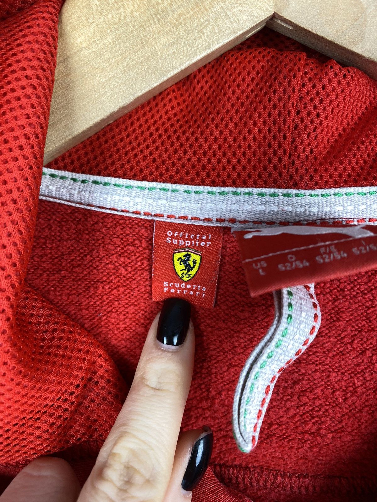 Ferrari × Puma Puma Ferrari men’s heavy cotton full zip hoodie size L Size US L / EU 52-54 / 3 - 12 Thumbnail