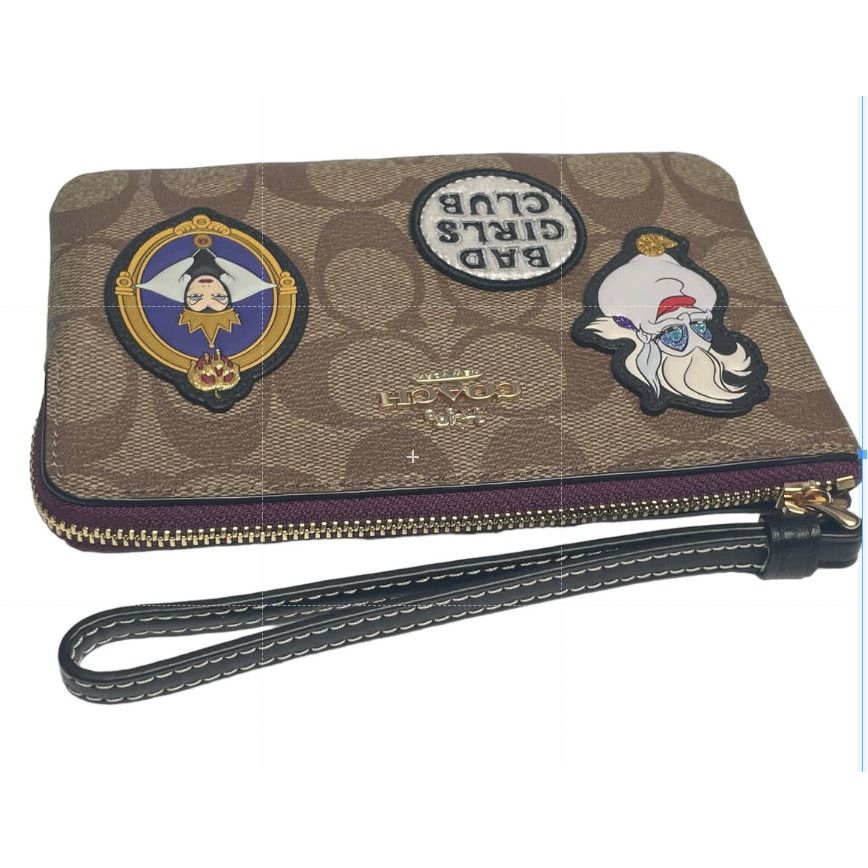 Coach Disney X Coach Corner Zip Wristlet Bear Bag Charm Bundle New Size ONE SIZE - 3 Thumbnail