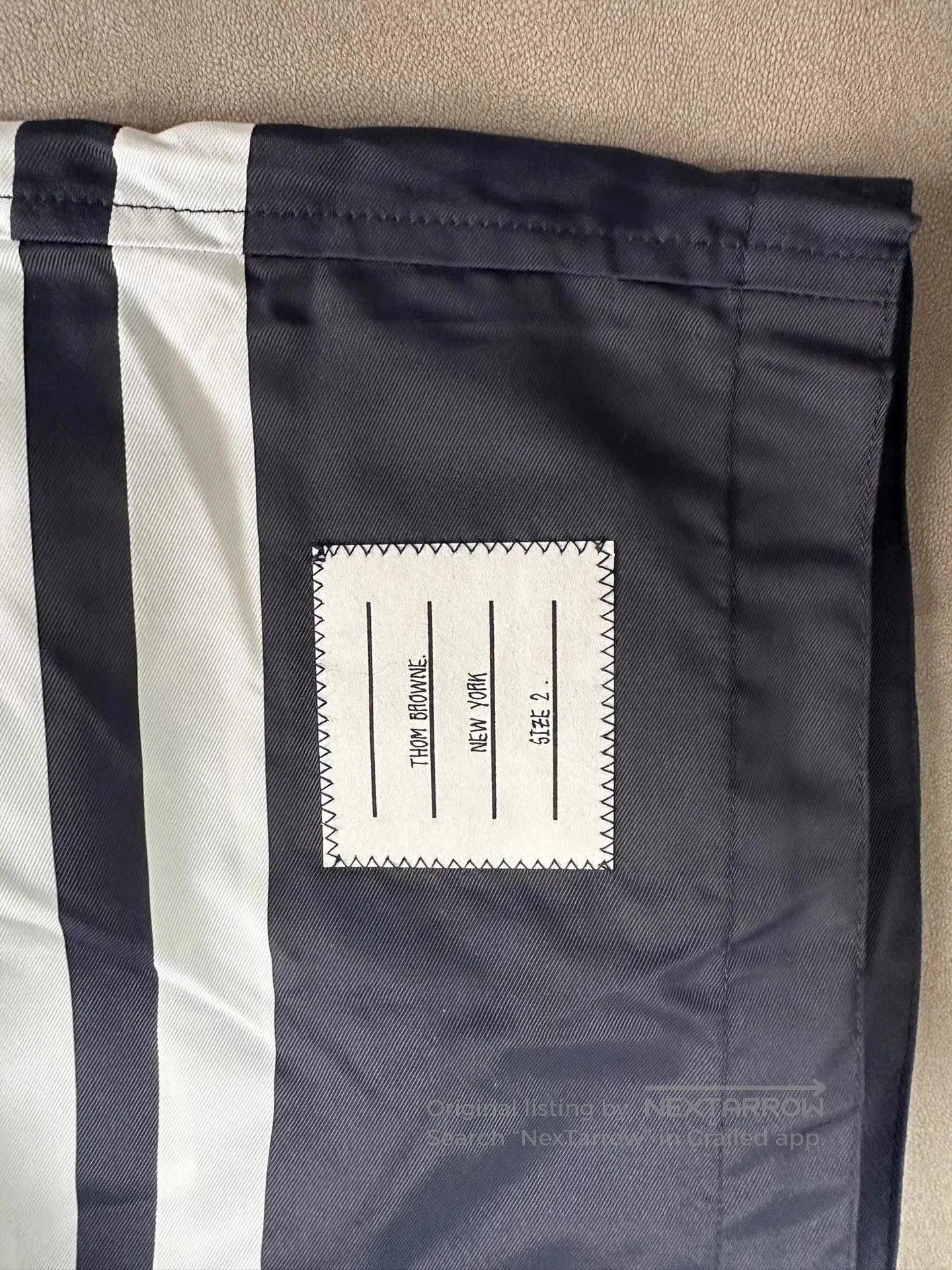 Thom Browne Blue Striped Casual Shorts Size 34. Size US 34 / EU 50 - 3 Thumbnail