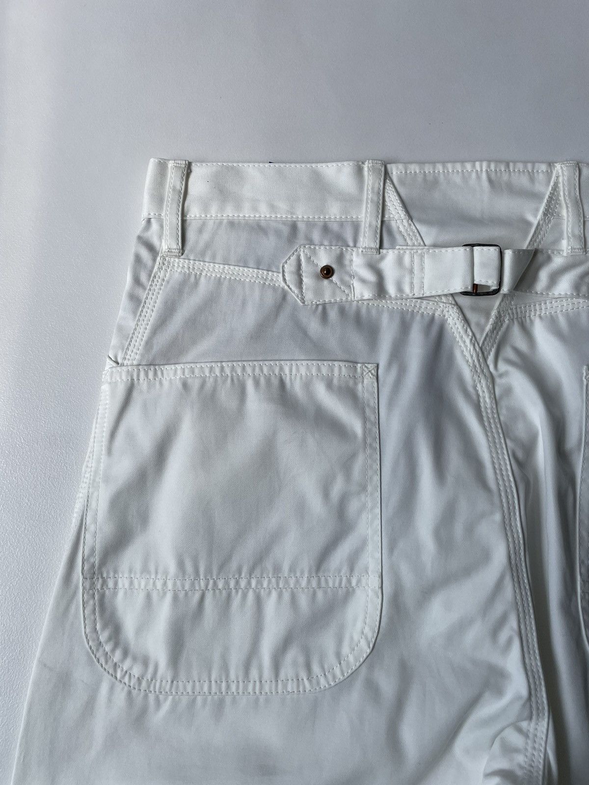 Comme des Garcons S/S 10 White Cotton Utility Work Trousers Size US 34 / EU 50 - 13 Thumbnail