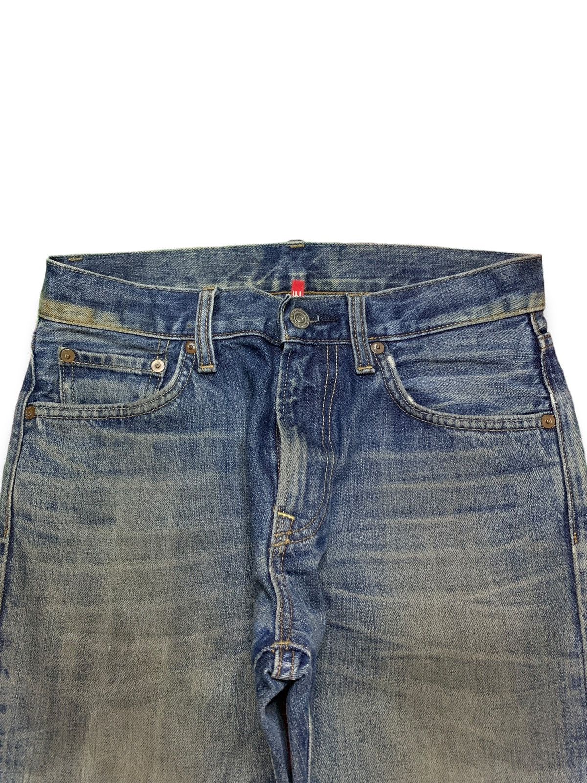 Japanese Brand × Uniqlo Vintage Japanese Uniqlo Mud Wash Distressed Loose Jeans Size US 29 - 4 Thumbnail