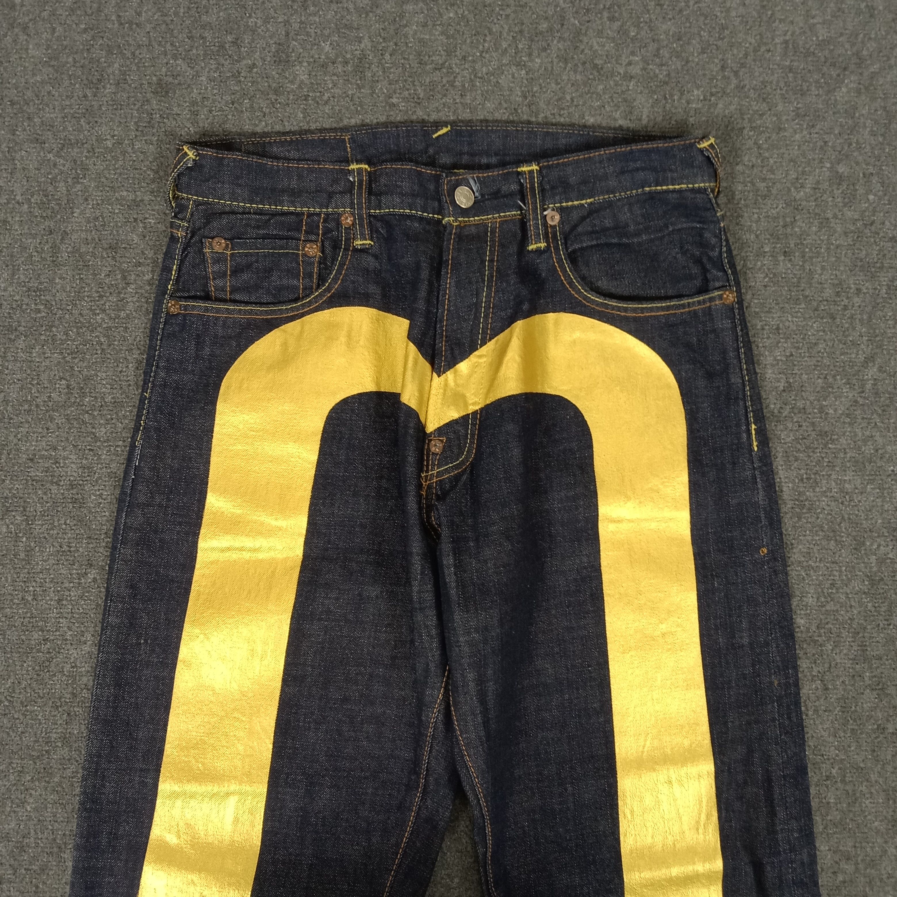 Japanese Brand × Vintage Evisu Japanese Brand Daicock Custom Art Denim Jeans Size US 31 - 2 Thumbnail