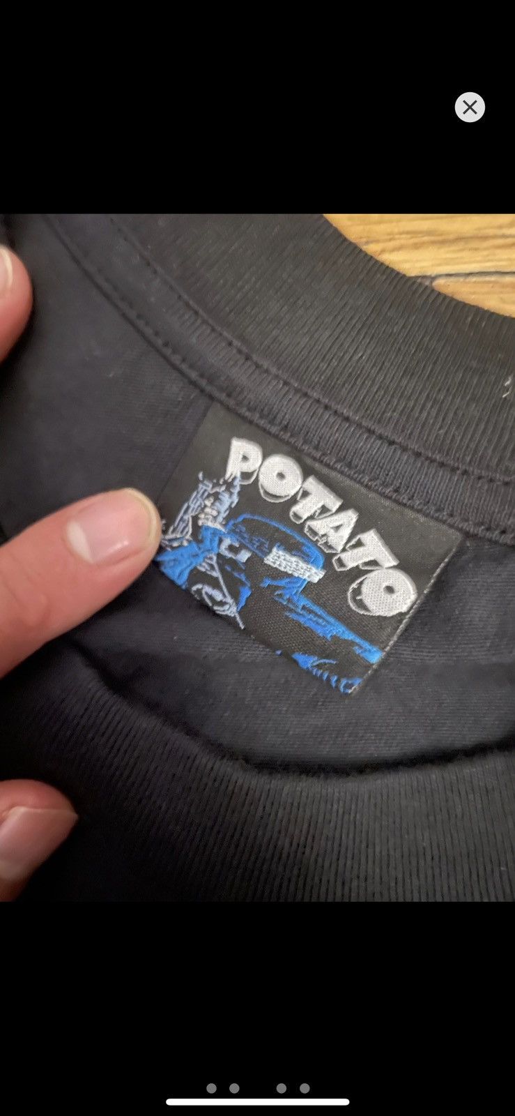 Imran Potato Black Imran potato tee Size US L / EU 52-54 / 3 - 3 Thumbnail