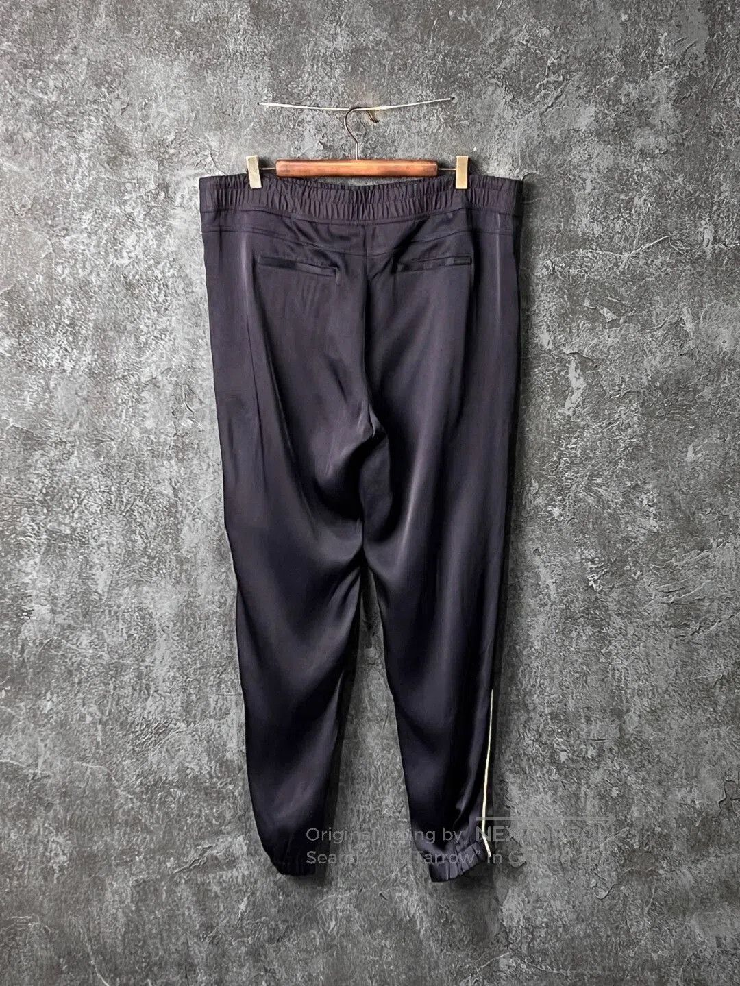 Saint Laurent Paris SAINT LAURENT Drawstring Satin Pants. Size US 36 / EU 52 - 2 Thumbnail