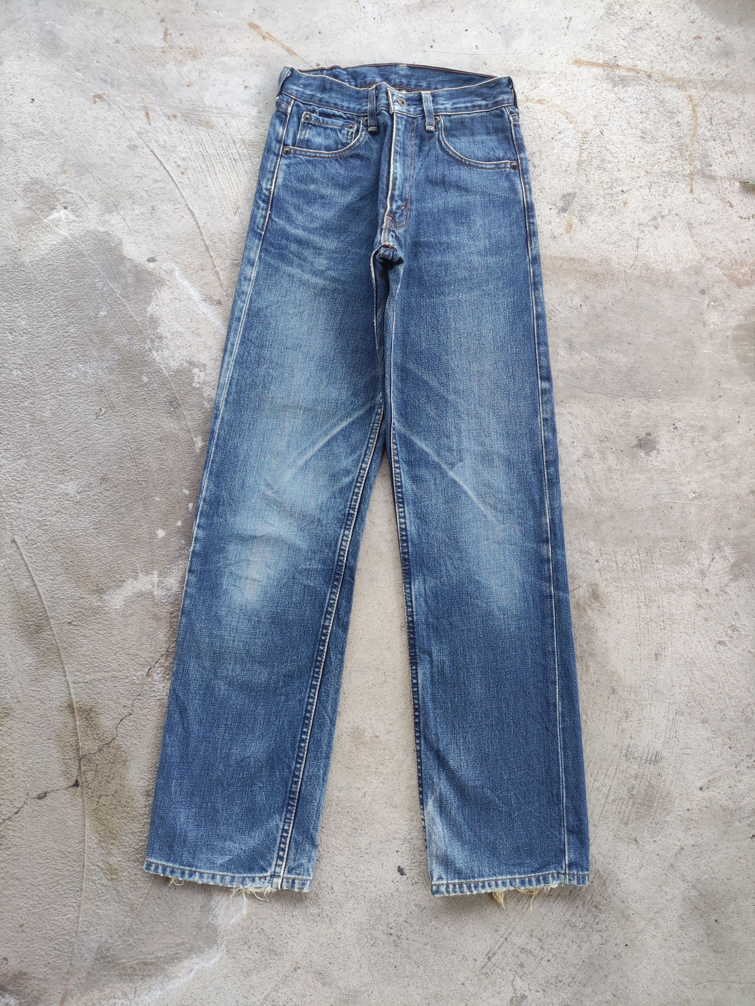 Levi's Vintage Levis 503 Jean Distressed Faded Denim Size 27" / US 4 / IT 40 - 1 Thumbnail