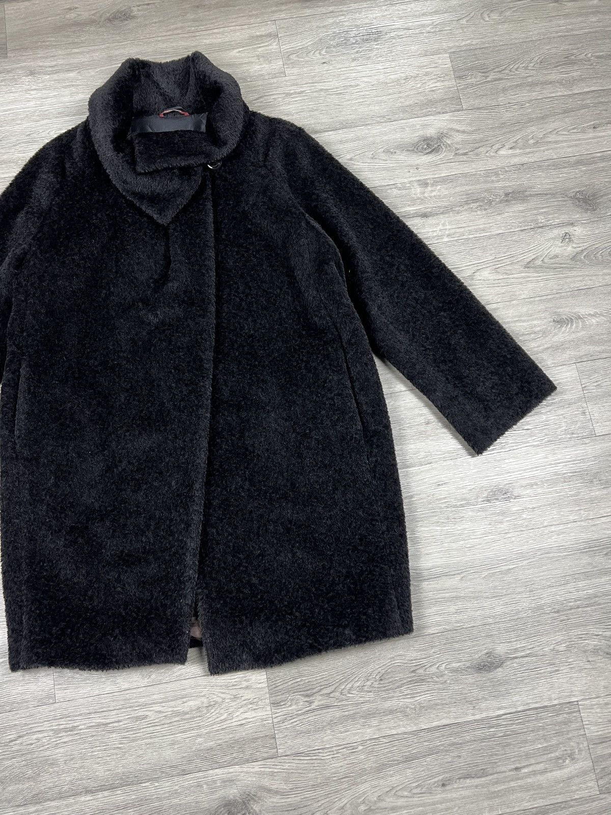 Max Mara Women’s Max Mara Alpaca Blend Coat Black Size L / US 10 / IT 46 - 4 Thumbnail