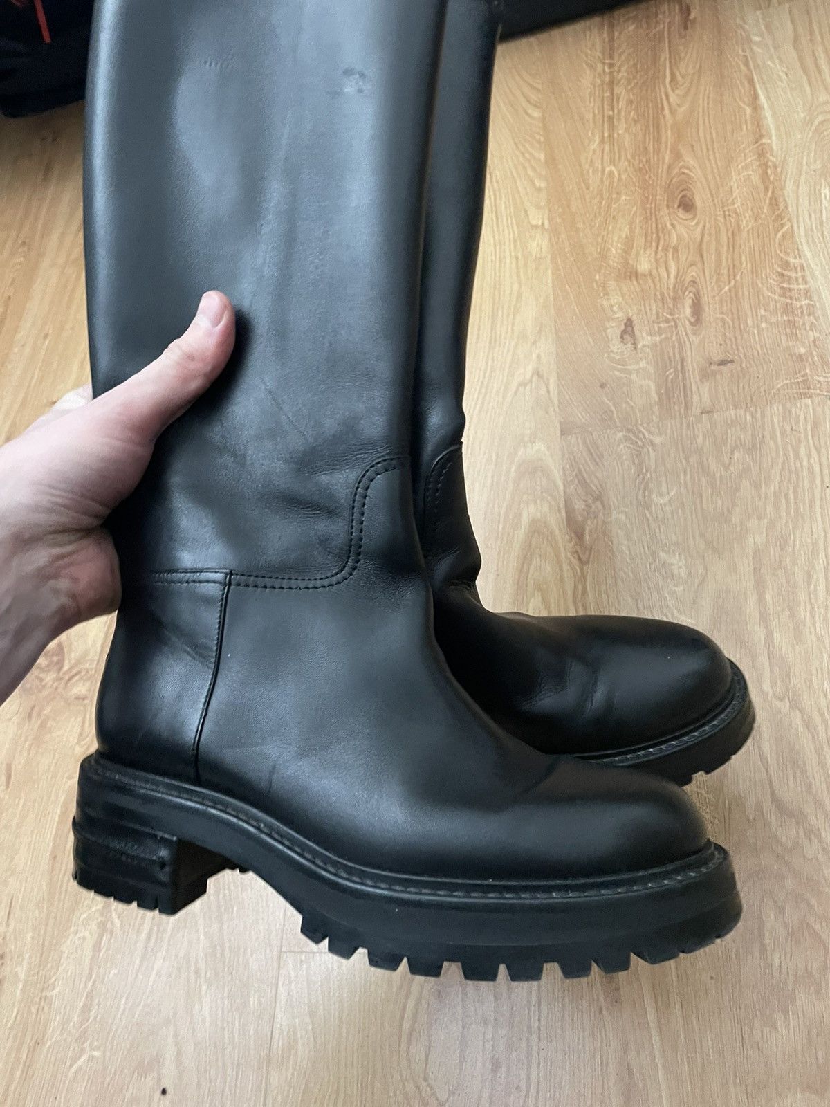 Dior Dior leather horse riding boots Size US 8 / IT 38 - 4 Thumbnail