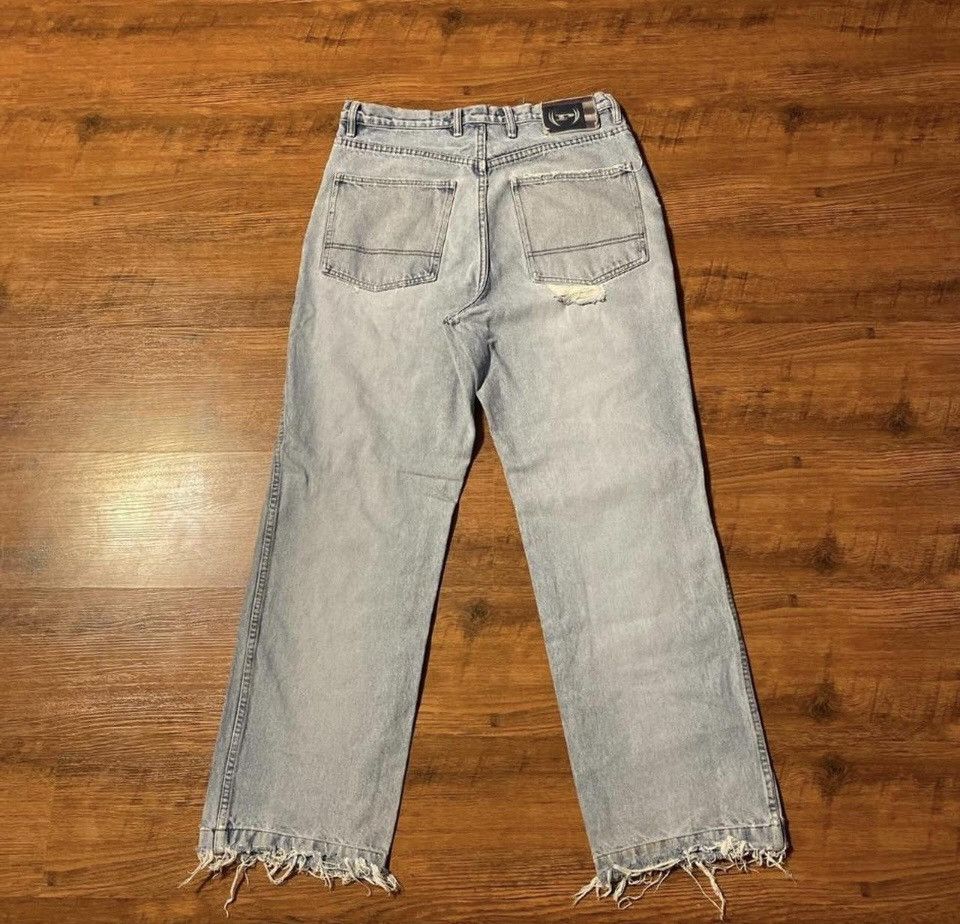 Phat Farm Vintage Phat Farm Light Wash Distressed Baggy Jeans Size US 32 / EU 48 - 7 Thumbnail