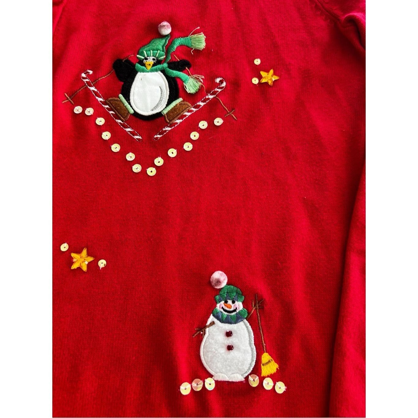 Vintage Crystal Kobe Ugly Christmas sweater size XL Size XL / US 12-14 / IT 48-50 - 3 Thumbnail