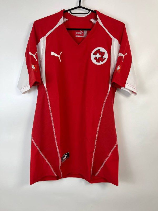 Puma SWITZERLAND NATIONAL TEAM 2004-06 HOME PUMA JERSEY Sz M Size US M / EU 48-50 / 2 - 1 Thumbnail