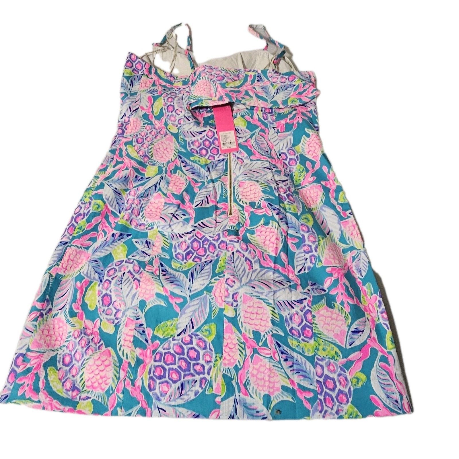 Lilly Pulitzer Lilly Pulitzer Shelli Stretch Dress Pink Floral Womens Sz 8 Size M / US 6-8 / IT 42-44 - 3 Thumbnail