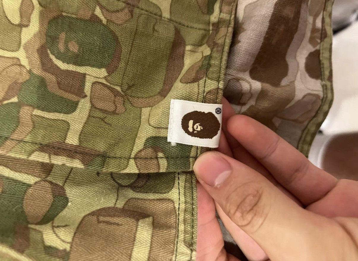 Bape BAPE EXPLOSIVE CAMO Brick Green Camouflage Short Sleeve Size US L / EU 52-54 / 3 - 3 Thumbnail