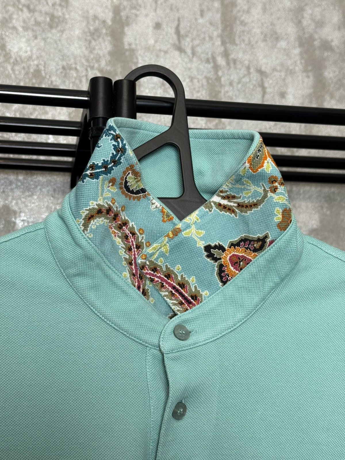 Etro Vintage Rare Polo Etro Milano Size US XXL / EU 58 / 5 - 7 Thumbnail