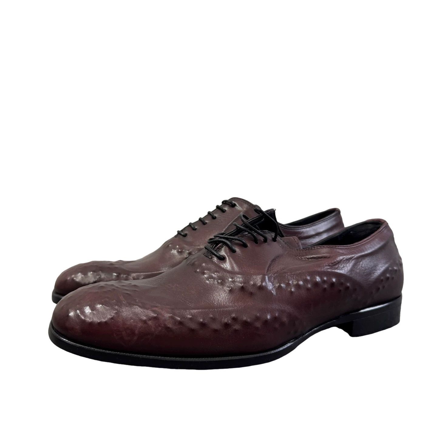Alexander McQueen Alexander McQueen Embossed Leather Shoes 40 Size US 7 / EU 40 - 1 Thumbnail