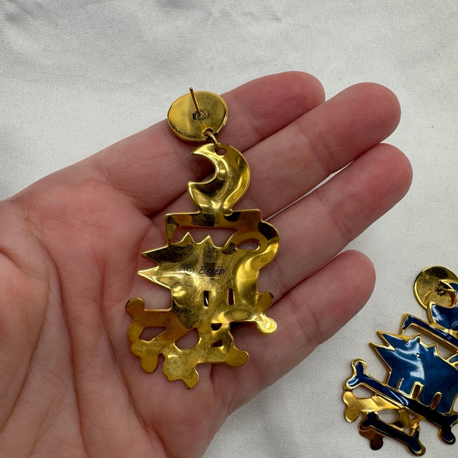 NBDN Nobrandedon VTG Bereli dog dangle earrings Size ONE SIZE - 4 Thumbnail