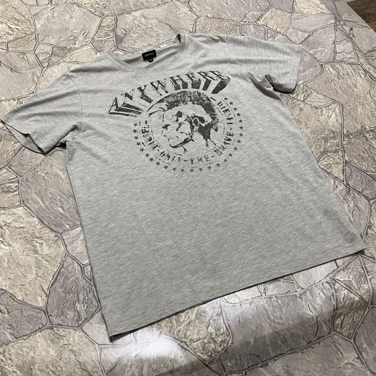 Diesel Vintage Diesel T-Shirt Big Logo Japan Style Y2k Size US XL / EU 56 / 4 - 3 Thumbnail