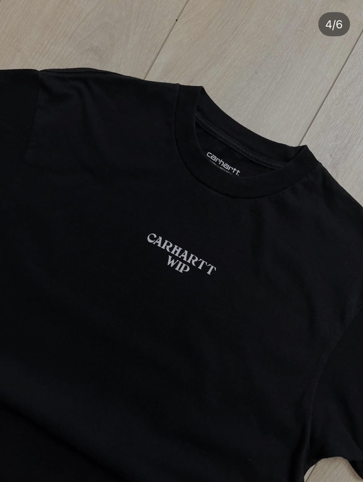 Carhartt Wip Carhartt WIP Big Logo Black T-Shirt Tee Size US S / EU 44-46 / 1 - 4 Thumbnail