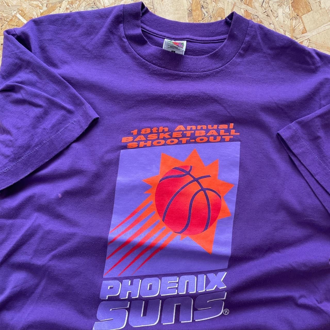 Vintage Vintage 90s Single Stitch Phoenix Suns T Shirt Size US L / EU 52-54 / 3 - 3 Thumbnail