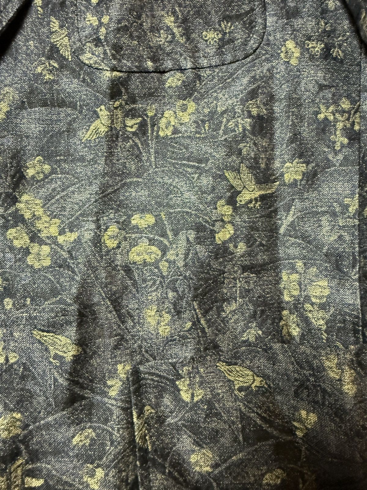 Dries Van Noten F/W17 Birds & Flowers Linen Blazer Jacket Size US L / EU 52-54 / 3 - 3 Thumbnail
