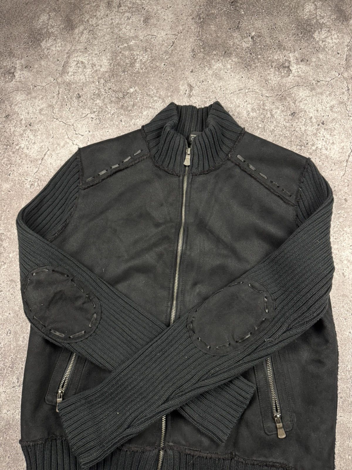 20471120 × Seditionaries VINTAGE Y2K AVANT GARDE PUNK KNITTED OPIUM JACKET RICK STYLE Size US S / EU 44-46 / 1 - 5 Thumbnail