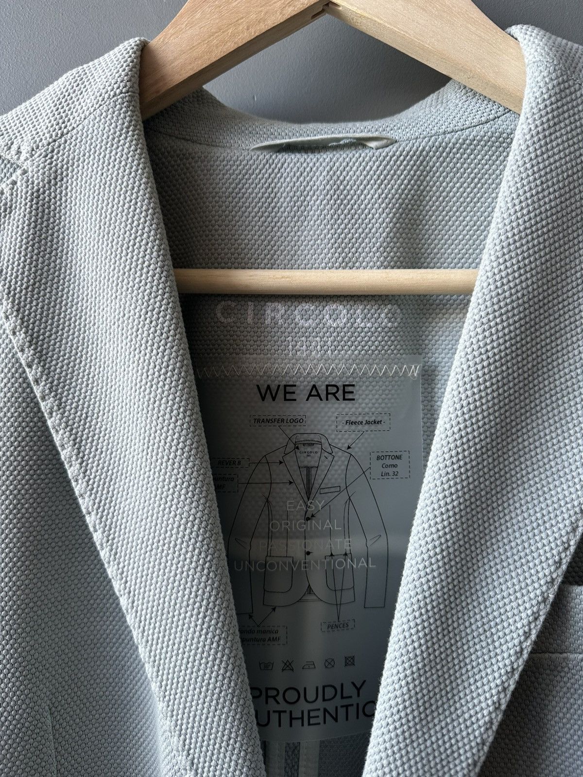 Circolo 1901 Circolo 1901 Single Breasted Blazer Baia Blue 48 IT Size 48R - 3 Thumbnail
