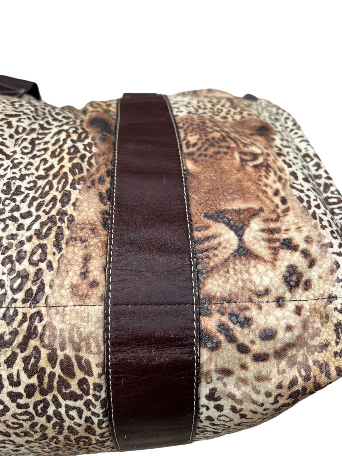Vintage Vintage Japan Cheetah Leopard Large Tote Bag Size ONE SIZE - 5 Thumbnail