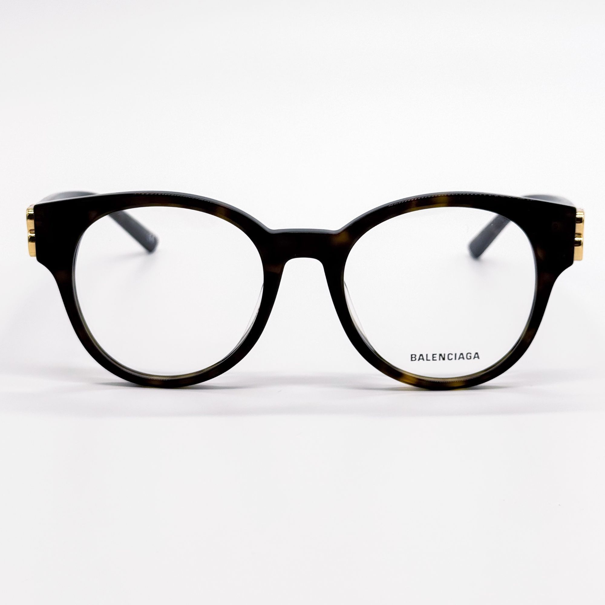 Balenciaga NEW BALENCIAGA EYEGLASSES BB0173O 002 ROUND HAVANA WOMEN EYE Size ONE SIZE - 3 Thumbnail