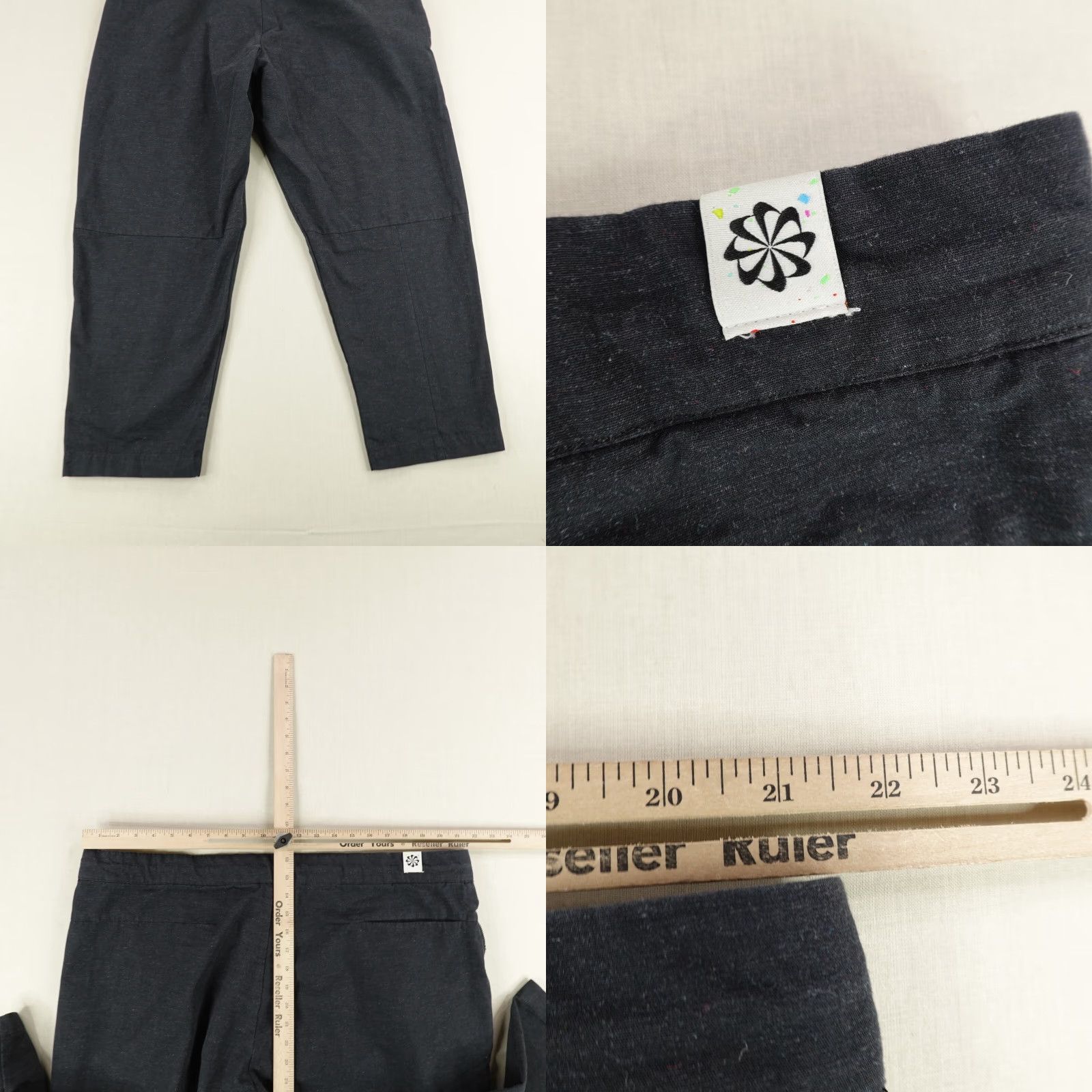 Nike Nike Pants Mens 42 Black Chino Straight Leg Trousers Flat Front Drawstring Zip Nike Logo Casual Workwear 90s (if applicable) Mens Size US 42 / EU 58 - 8 Thumbnail