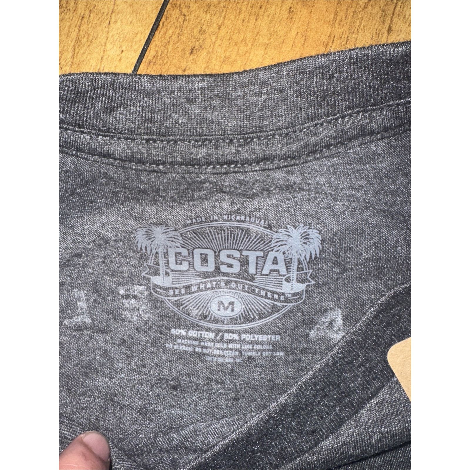 Costa Del Mar × Oakley Costa T-Shirt Gray Medium 19x27 BNWT Size US M / EU 48-50 / 2 - 3 Thumbnail