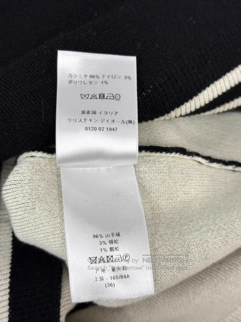 Dior Dior Black 8-character cashmere sweater Size XS / US 0-2 / IT 36-38 - 6 Thumbnail