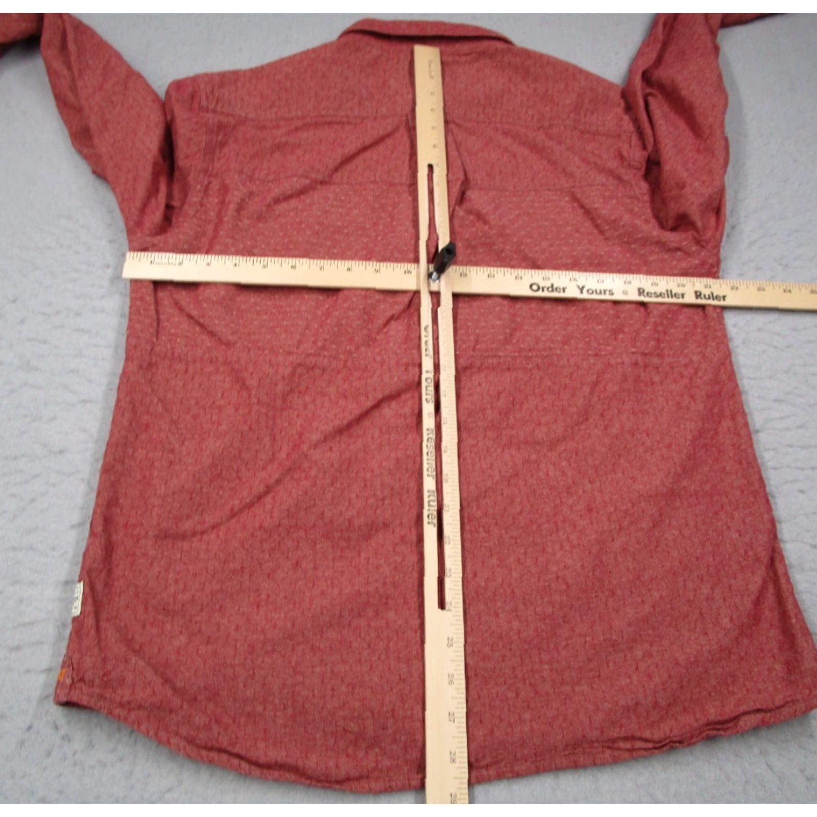Roark Roark Revival Men's Shirt XL Red Chambray Long Sleeve Button-Up Casual Travel Workwear Size US XL / EU 56 / 4 - 6 Thumbnail
