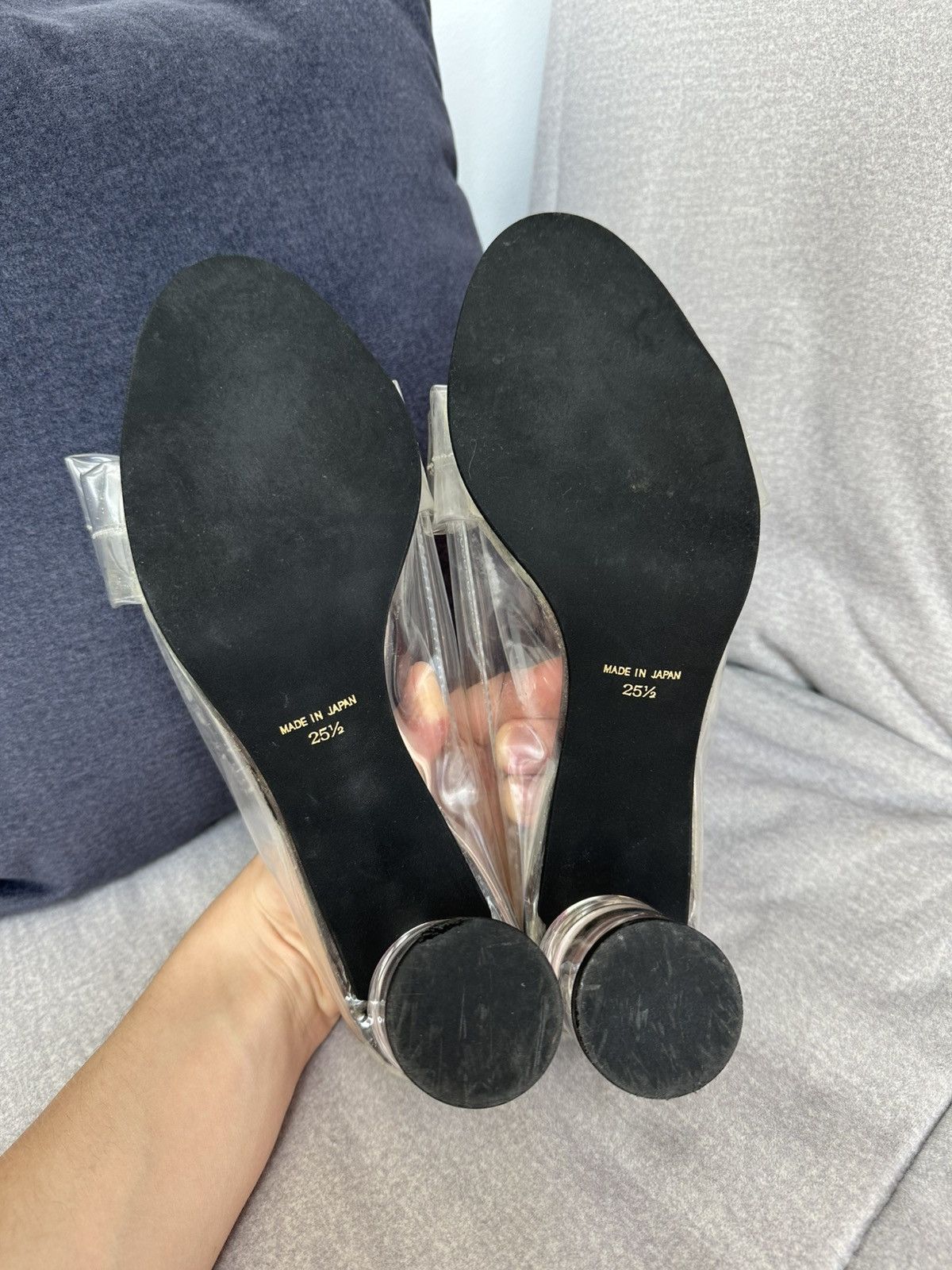 Comme des Garcons Comme Des Garcons Transparent Heels Size US 10.5 / IT 40.5 - 5 Thumbnail